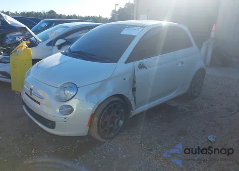 2012 Fiat 500 Sport from USA, damaged, VIN 3C3CFFBR4CT110295